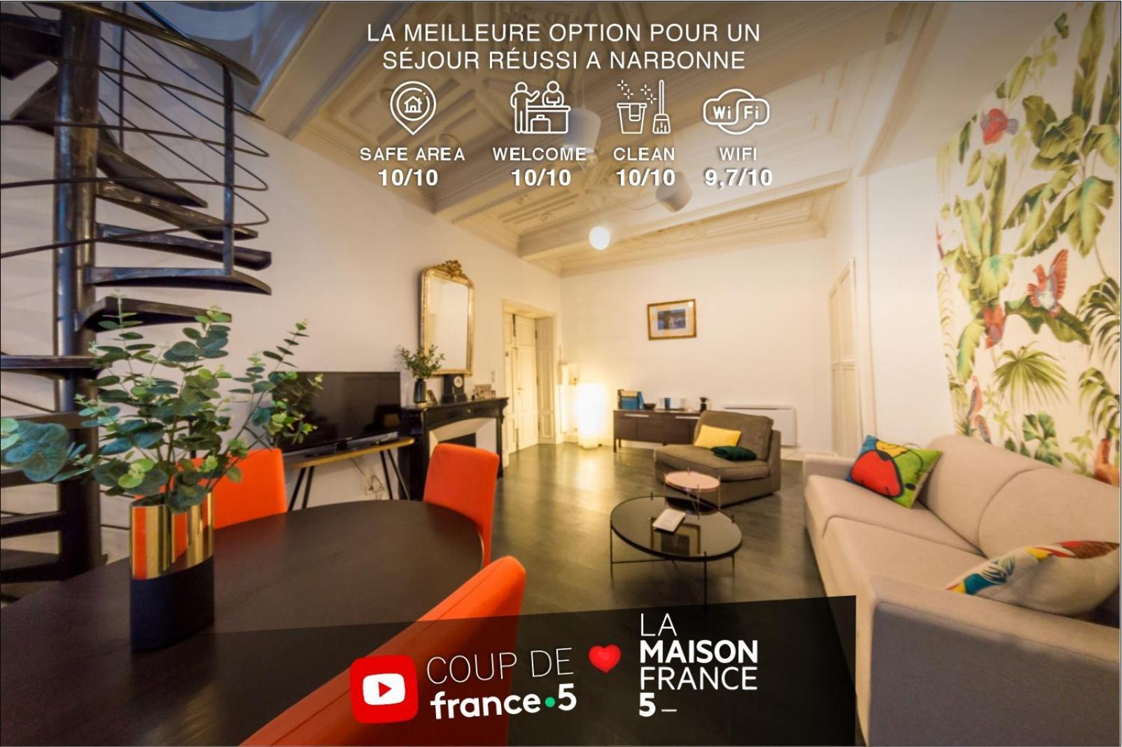 Retromirabeau - Chambre Suite & Appartements De Charme - Localisation Premium Narbonne Exterior photo